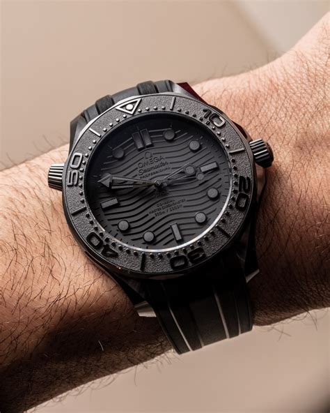 omega all black watch.